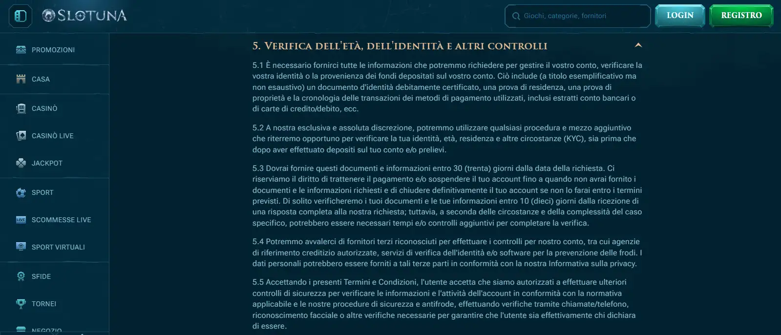 Verifica KYC